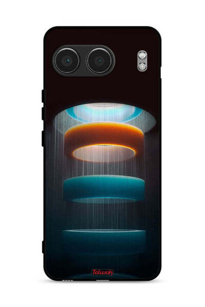 Tolwak غطاء حماية لهاتف OnePlus Nord 4 5G بنمط حلقات فنية