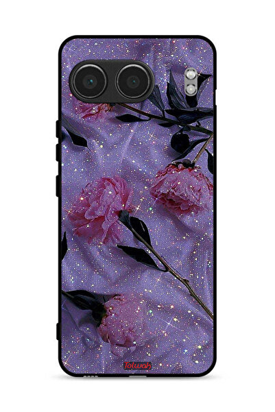 Tolwak غطاء حماية لهاتف OnePlus Nord 4 5G بنقشة ورود لامعة