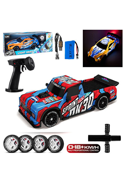 PeriYedi Uzaktan Kumandalı Drift Arabası 4 Çeker Işıklı Full Fonksiyon RC Dri...