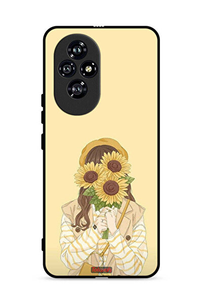 Tolwak غطاء حماية لهاتف Honor 200 5G بنقشة عباد الشمس