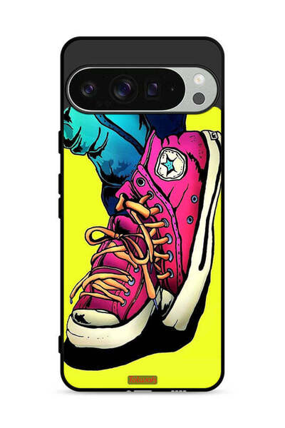 Tolwak غطاء حماية لجهاز Google Pixel 9 Pro XL بتصميم حذاء قماشي