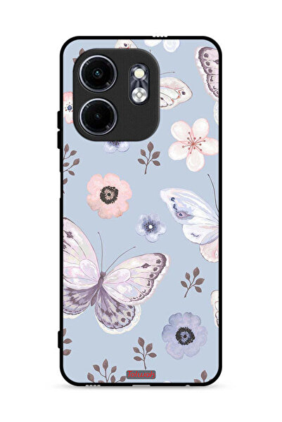 Tolwak غطاء حماية لهاتف إنفينيكس سمارت 9 4G بنقشة فراشات وزهور