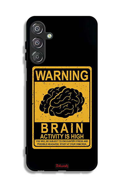 Tolwak غطاء حماية لهاتف Samsung Galaxy M16 5G تحذير من ارتفاع نشاط الدماغ