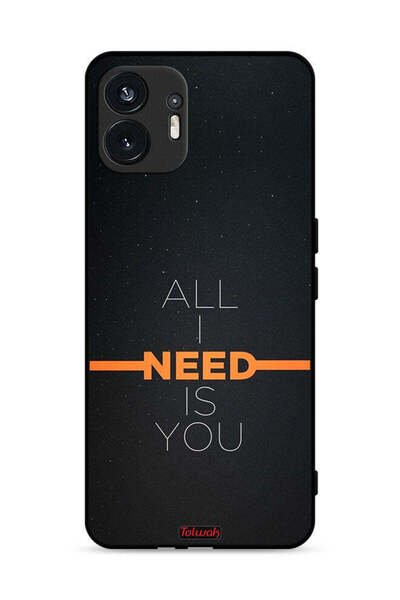 Tolwak Nothing Phone (2) 5G Protective Case Cover All I Need Is You