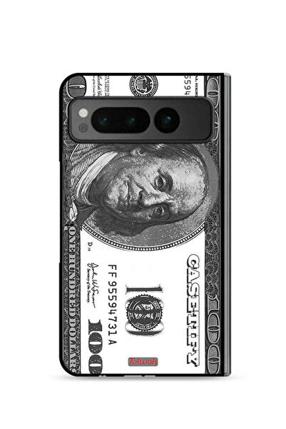 Tolwak غطاء حماية لهاتف Google Pixel Fold 5G بنقشة الدولار