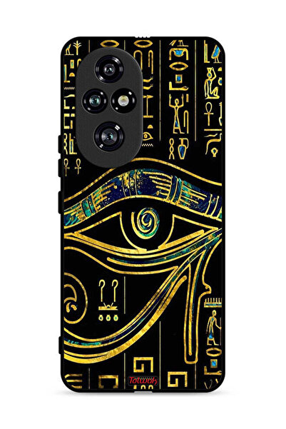 Tolwak غطاء حماية لهاتف Honor 200 Pro 5G بتصميم عين فنية