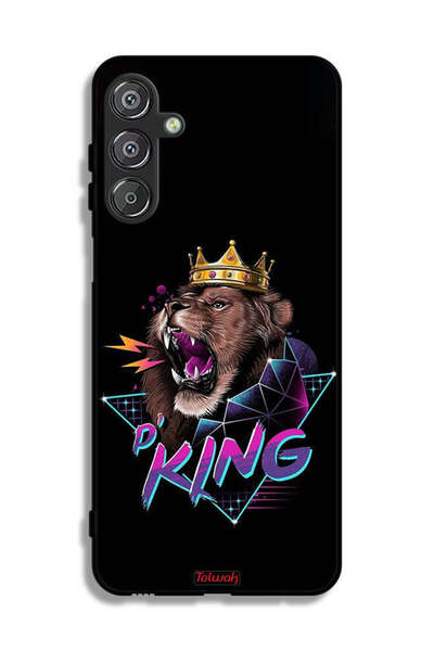 Tolwak غطاء حماية لهاتف سامسونج جالاكسي F16 5G برسومات الأسد الملك