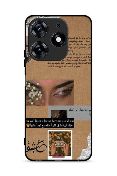 Tolwak غطاء حماية لهاتف تكنو سبارك 10 برو 4G - اقتباس باللغة العربية: ستحرق ا...