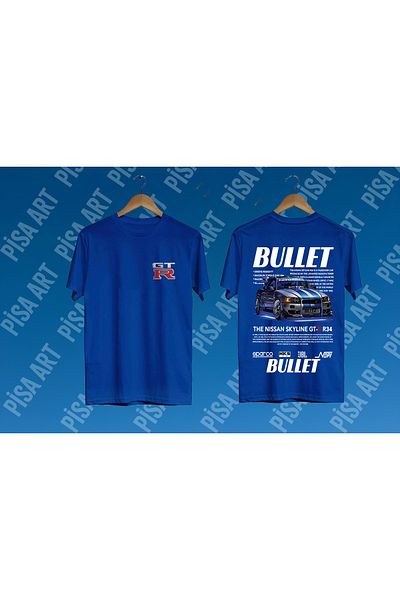Pisa Art Μπλουζάκι Unisex με ειδικό σχέδιο Nissan Skyline Bullet