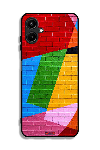 Tolwak غطاء حماية لهاتف سامسونج جالاكسي A06 4G برسومات جدارية ملونة