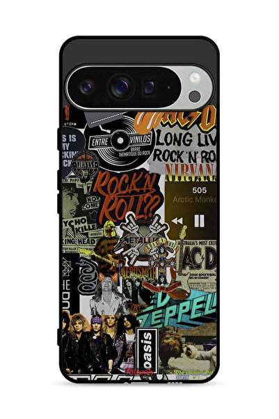 Tolwak غطاء حماية لهاتف Google Pixel 9 Pro، تحيا موسيقى الروك أند رول