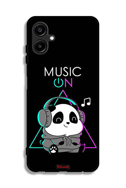 Tolwak غطاء حماية لهاتف Samsung Galaxy F06 5G بطبعة موسيقى الباندا