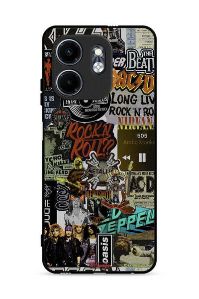 Tolwak غطاء حماية لهاتف Infinix Smart 9 4G، لونج تيف روك أند رول