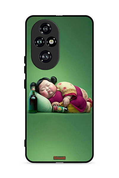 Tolwak غطاء حماية لهاتف Honor 200 Pro 5G - فتاة سمينة