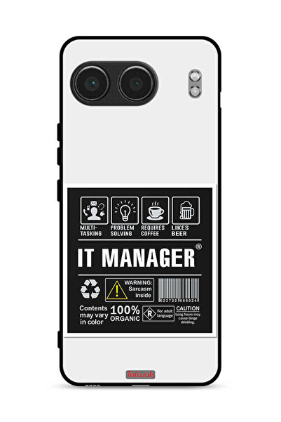 Tolwak غطاء حماية لجهاز OnePlus Nord 4 5G مع ملصق مدير تكنولوجيا المعلومات