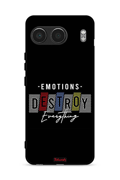 Tolwak غطاء حماية لهاتف OnePlus Nord 4 5G - العواطف تدمر كل شيء