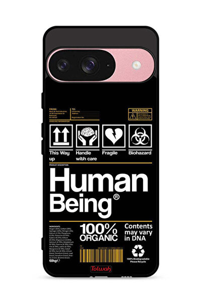 Tolwak غطاء حماية لجهاز Google Pixel 9 - ملصق إنسان