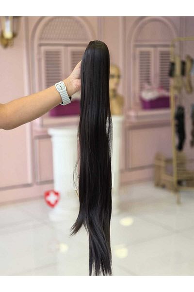LOLLY PONY ذيل حصان من الألياف الاصطناعية مع مشبك مشبك