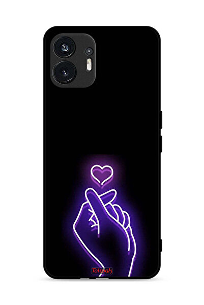 Tolwak Nothing Phone (2) 5G Protective Case Cover Snap Small Heart