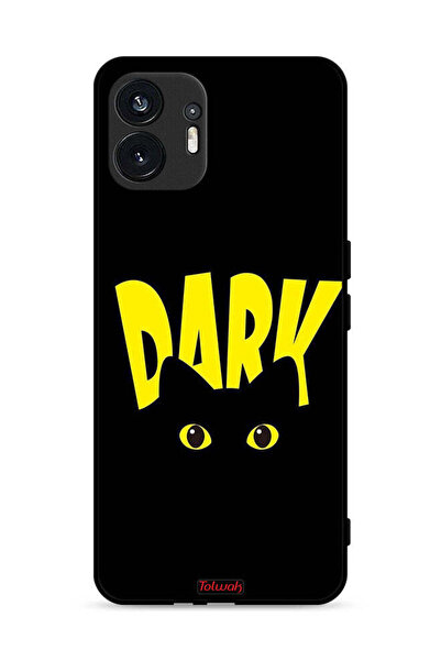 Tolwak Nothing Phone (2) 5G Protective Case Cover Dark Cat