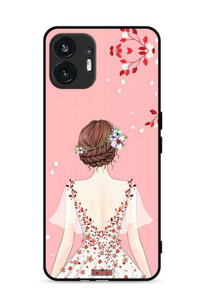 Tolwak غطاء حماية لهاتف Nothing Phone (2) 5G برسومات فتاة واقفة