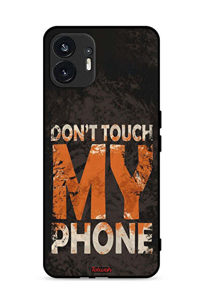 Tolwak Nothing Phone (2) 5G Protective Case Cover Do Not Touch My Phone
