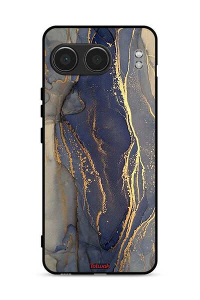 Tolwak غطاء حماية لهاتف OnePlus Nord 4 5G بنمط رخامي لامع