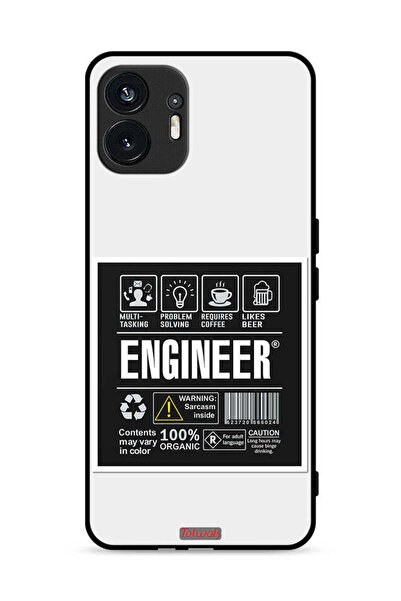 Tolwak غطاء حماية لهاتف Nothing Phone (2) 5G، ملصق المهندس