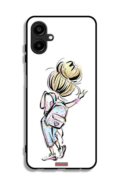 Tolwak غطاء حماية لهاتف سامسونج جالاكسي A06 4G بطبعة فتاة العودة إلى المدرسة