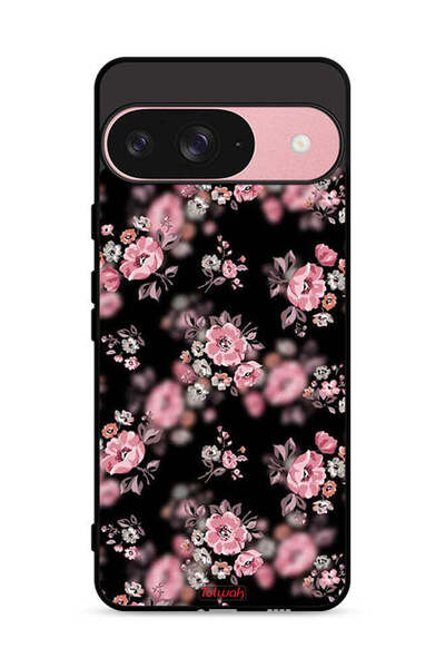 Tolwak غطاء حماية لهاتف Google Pixel 9 بنقشة زهور بورتريه