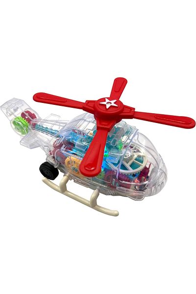 rexa Universal Electric Gear Helicopter With Light & Music For Kids