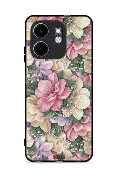 Tolwak غطاء حماية عالي الجودة بنقشة زهور لهاتف إنفينيكس سمارت 9 4G