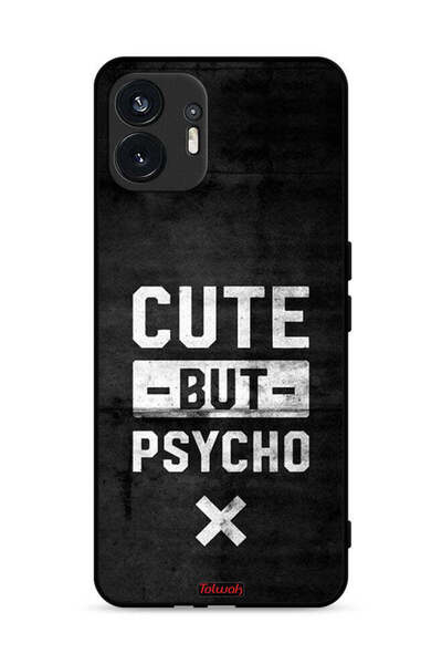 Tolwak Nothing Phone (2) 5G Protective Case Cover Cute But Psycho