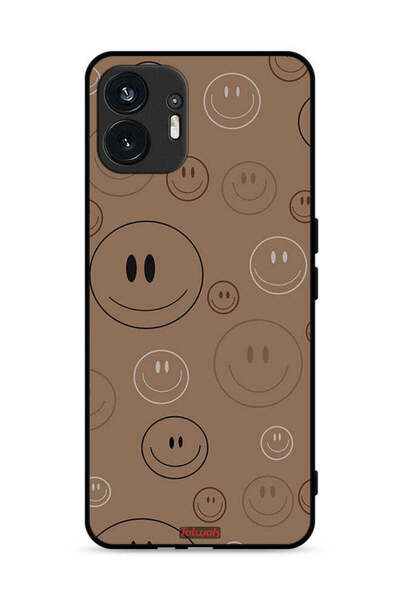 Tolwak Nothing Phone (2) 5G Protective Case Cover Smiley Faces Pattern