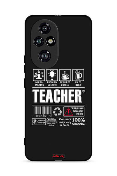 Tolwak غطاء حماية لهاتف Honor 200 Pro 5G، ملصق المعلم