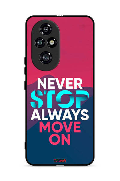 Tolwak غطاء حماية لهاتف Honor 200 Pro 5G، لا تتوقف أبدًا، تحرك دائمًا