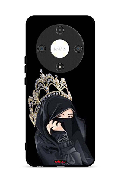 Tolwak غطاء حماية لهاتف Honor X9b 5G بتصميم فتاة الملكة