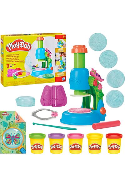 Hasbro Play-Doh Light And Look Microscope