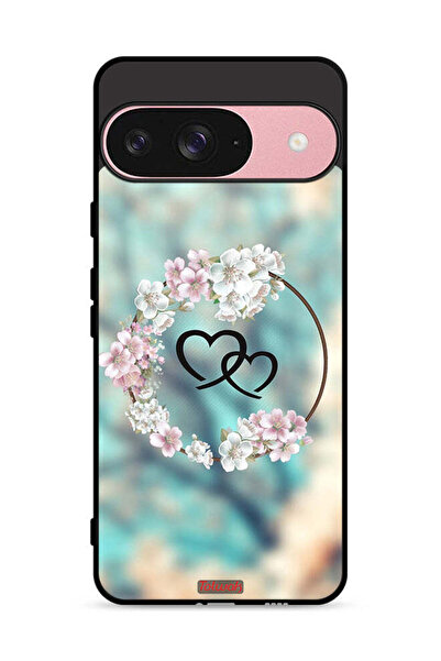 Tolwak غطاء حماية لهاتف Google Pixel 9 بتصميم قلوب ورسومات دائرية