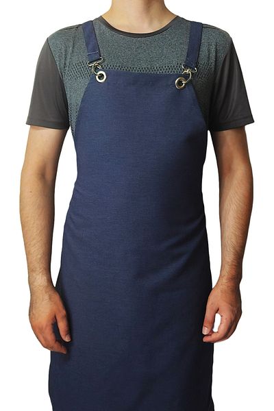 Ant Rotagrup Üniforma ve İş Elbiseleri Cross Tie Pocketless Jeans Color "Cross - Back" Kitchen Restaurant Chef Apron