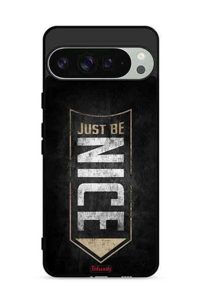 Tolwak غطاء حماية لجهاز Google Pixel 9 Pro "كن لطيفًا"