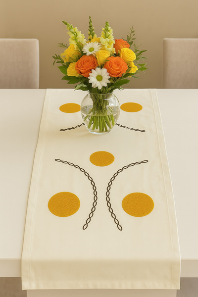 HD HOME COLLECTİON مفرش كتان بانش 40*110 سم