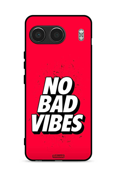 Tolwak OnePlus Nord 4 5G Protective Case Cover No Bad Vibes