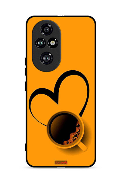 Tolwak غطاء حماية لهاتف Honor 200 Pro 5G بفن فنجان القهوة