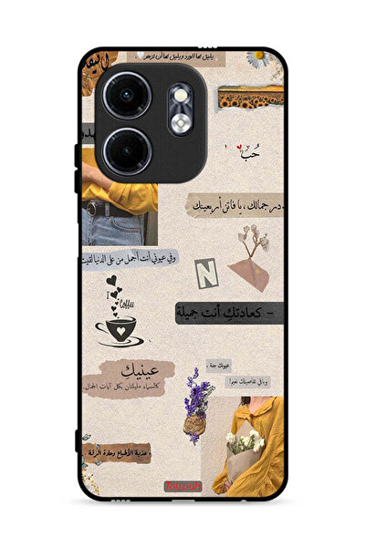 Tolwak غطاء حماية لهاتف إنفينيكس سمارت 9 4G بعبارات حب عربية