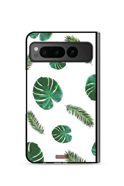 Tolwak غطاء حماية لهاتف جوجل بيكسل فولد 5G بنقشة ريش فنية