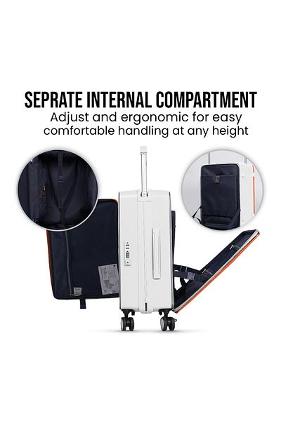 JEEM ML02 Wide Handle Cabin Luggage | Lightweight Cabin Trolley Bag | Durable Travel Gear