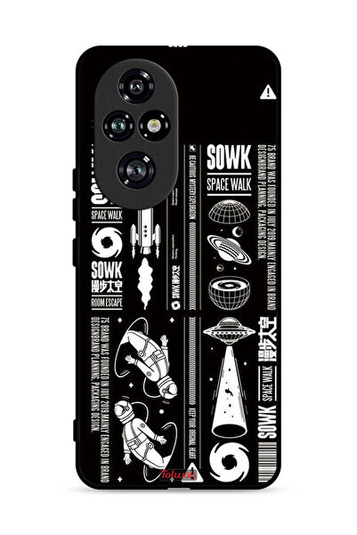 Tolwak غطاء حماية لهاتف Honor 200 Pro 5G، ملصق Sowk Space Walk