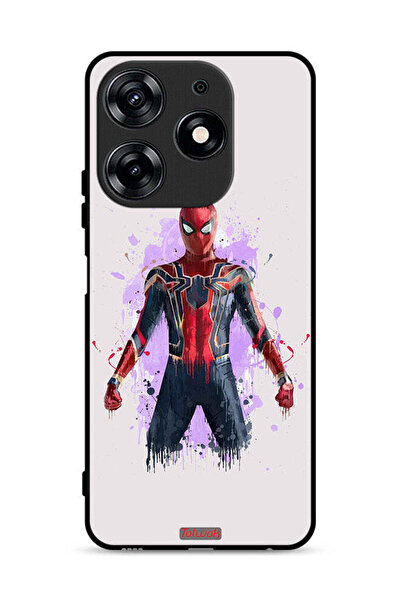 Tolwak غطاء حماية لهاتف Tecno Spark 10 Pro 4G بتصميم Iron Spider