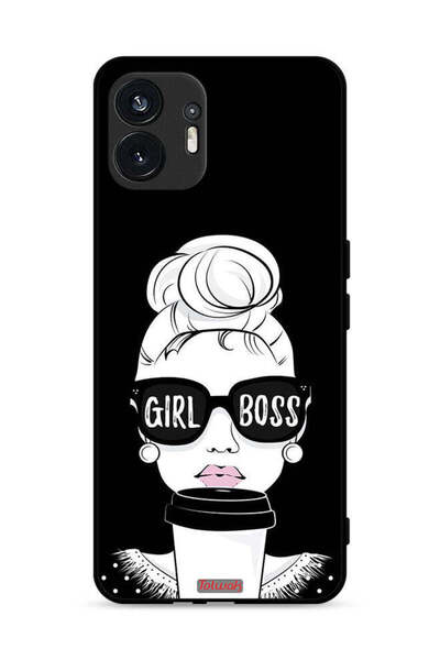 Tolwak Nothing Phone (2) 5G Protective Case Cover Girl Boss